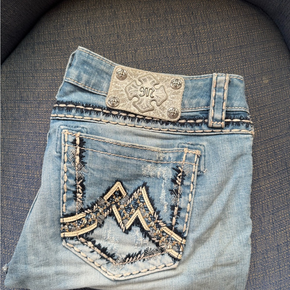 Miss Me Women's Blue Jeans Shorts
